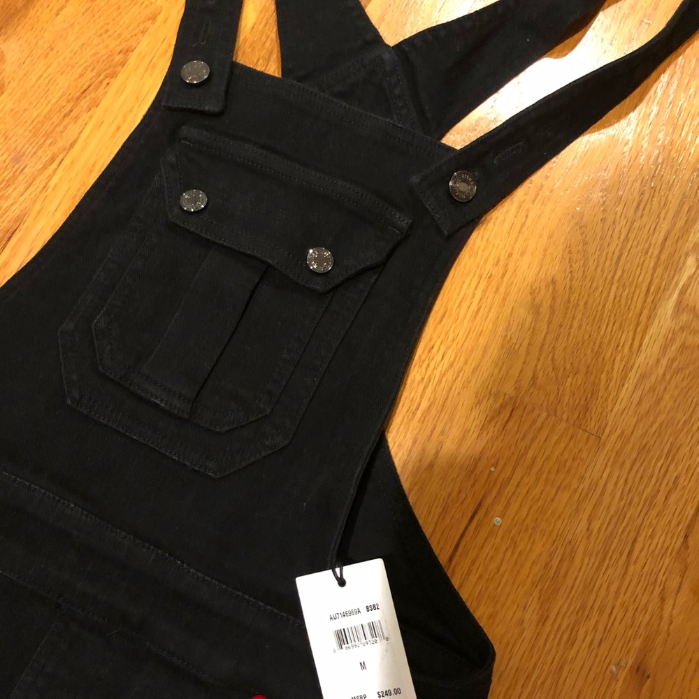 7 for all Mankind denim jumper dress - Picture 4 of 13